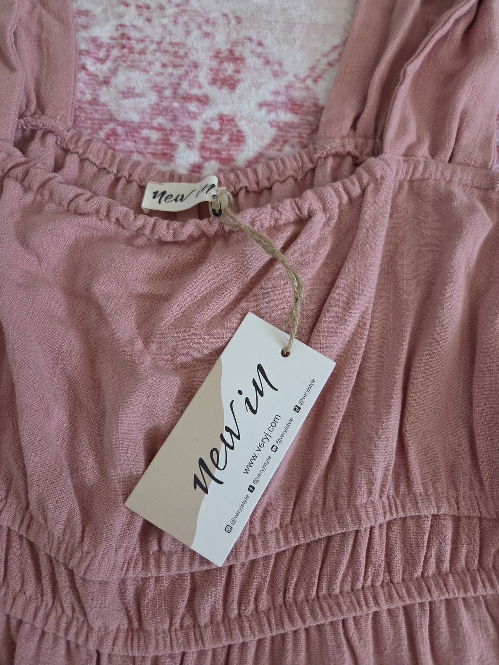 NWT Pink Ruffle Romper - Woman's - Picture 4 of 6